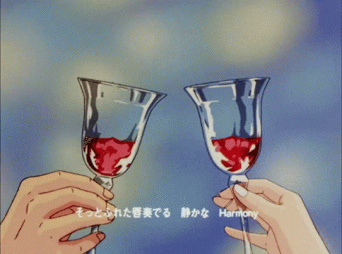 Wine Anime GIF - Wine Anime Old GIFs