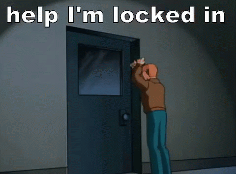 Locked In GIF - Locked In Freaking Out Help GIFs