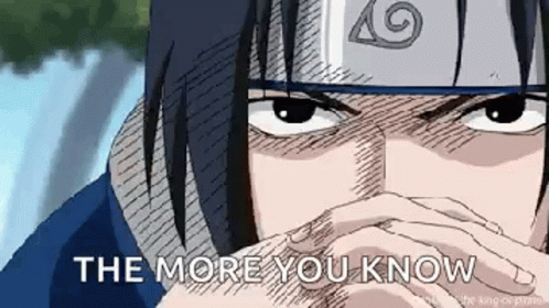 Naruto Sasuke GIF - Naruto Sasuke The More You Know GIFs