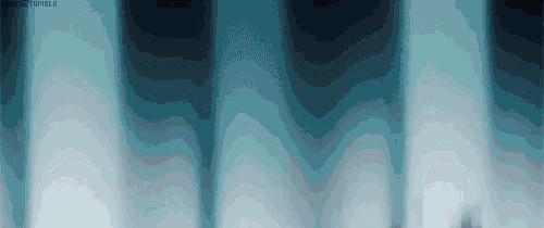 a blue background with a few lines of light