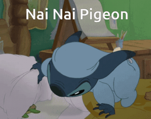 Nai Nai Pigeon Stitch Nai Nai GIF - Nai Nai Pigeon Stitch Nai Nai GIFs