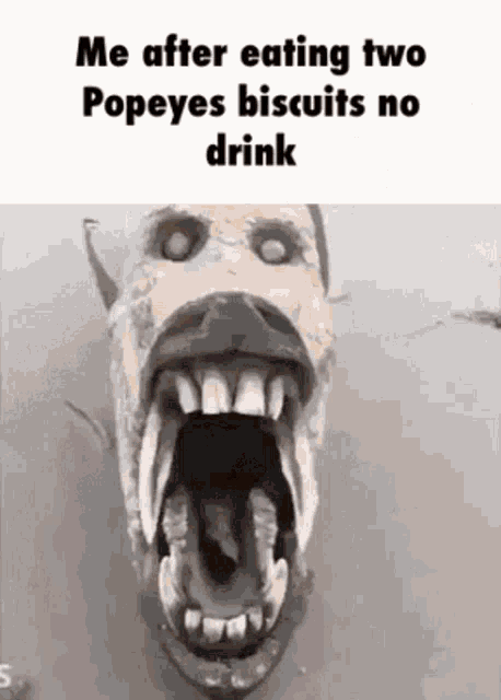 The Skeleton Appears Popeyes GIF