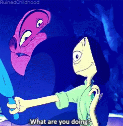 Pleakley What Are You Doing GIF - Pleakley What Are You Doing Mirror GIFs
