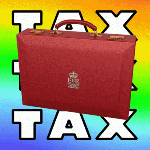 Red Budget Box The Budget GIF - Red Budget Box The Budget Tax Tax Tax GIFs