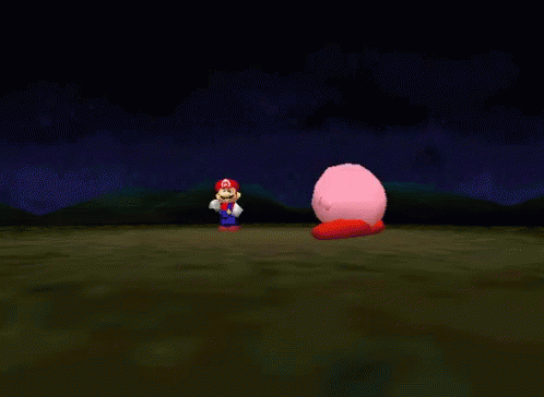Kirby Mario GIF - Kirby Mario GIFs