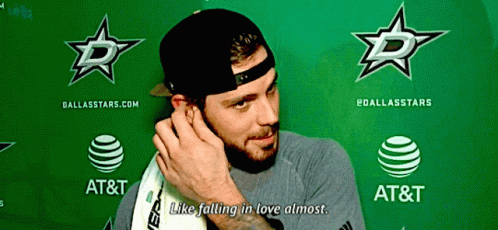 Tyler Seguin Like Falling In Love Almost GIF - Tyler Seguin Like Falling In Love Almost Falling In Love GIFs