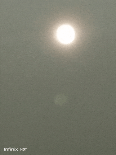 a picture of the sun taken by an infinix hot device