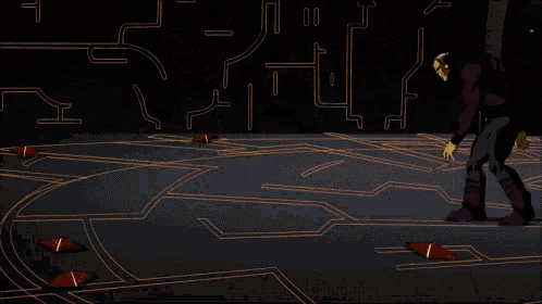 a cartoon character is being hit by a lightning bolt in a video game .