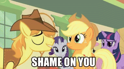 My Little Pony Shame GIF - My Little Pony Shame Insult GIFs