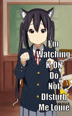 K-on Watching GIF - K-on Watching With GIFs