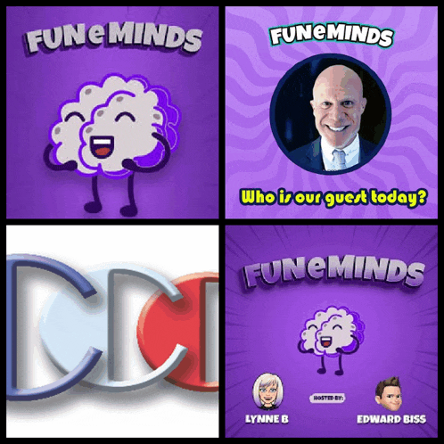 a collage of four posters with the words funeminds