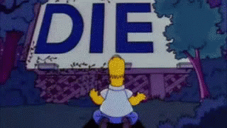 Homer Diet GIF - Diet Scream Thesimpsons GIFs