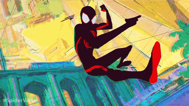 Getting Attacked Miles Morales GIF - Getting Attacked Miles Morales Spider Man2099 GIFs