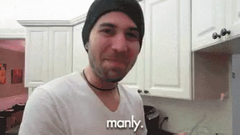 Manly GIF - Manly Knife Cooking GIFs