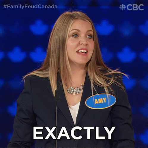 Exactly Family Feud Canada GIF - Exactly Family Feud Canada Precisely GIFs