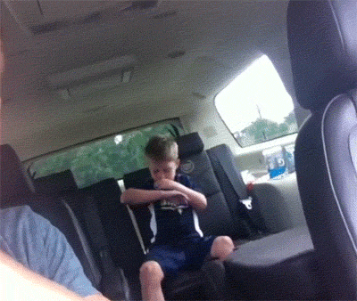 When She Likes Your Selfie GIF - Car Dancing Kid GIFs