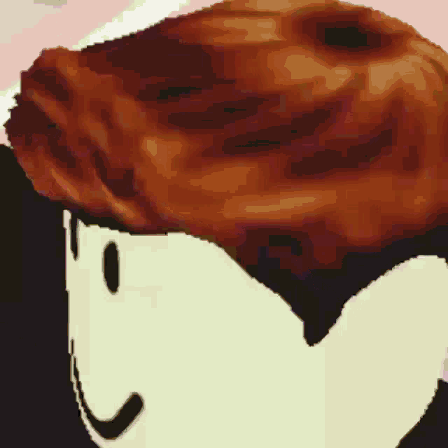 a picture of a roblox character with big pro written in red letters