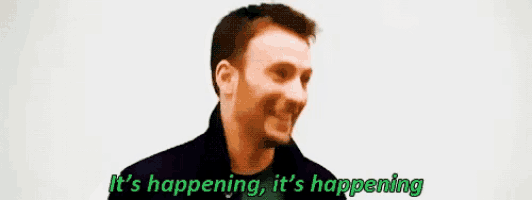 a man says it 's happening it 's happening
