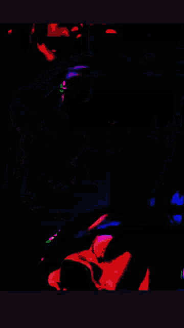 a painting of a skeleton with headphones on