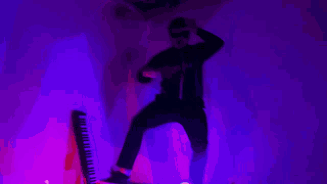 a man is jumping in the air while wearing a hoodie that says ever