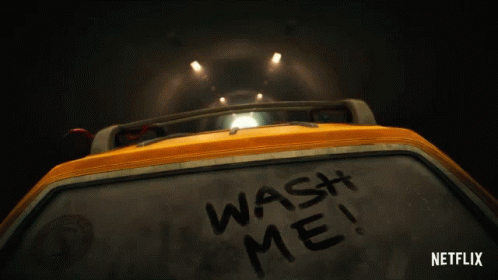 Driving The Mitchells Vs The Machines Trailer GIF - Driving The Mitchells Vs The Machines Trailer Written On The Windshield GIFs