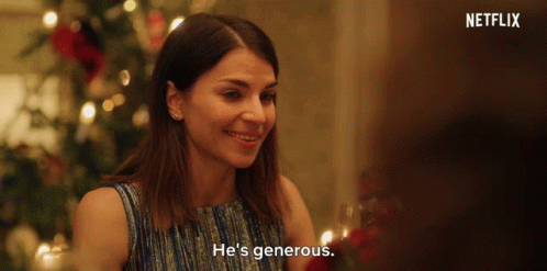 Hes Generous Johanne GIF - Hes Generous Johanne Home For Christmas GIFs