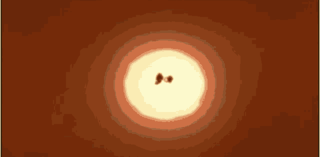 a dinosaur 's tail is reaching out towards the sun in a video game .