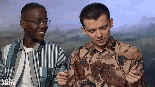 Confused Asa Butterfield GIF - Confused Asa Butterfield Ncutti Gatwa GIFs