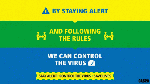 Stay Alert Follow The Rules GIF - Stay Alert Follow The Rules Control The Virus GIFs