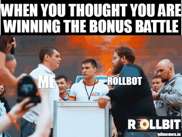 Rollbit Online Casino GIF - Rollbit Online Casino Rollbot GIFs