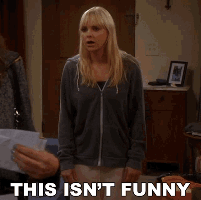 This Isnt Funny Christy GIF - This Isnt Funny Christy Anna Faris GIFs