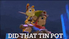 a picture of a video game character with the words did that tin pot on the bottom