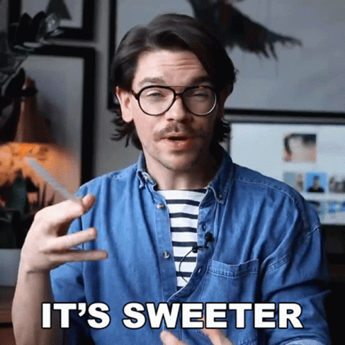 Its Sweeter Robin James GIF - Its Sweeter Robin James Its Less Bitter GIFs