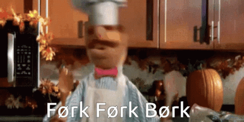 Swedish Chef Fork Muppets GIF - Swedish Chef Fork Muppets Fork Fork Bork GIFs