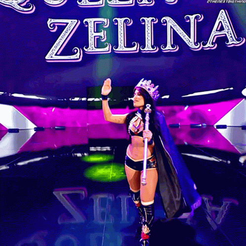 Queen Zelina Vega Entrance GIF - Queen Zelina Vega Entrance Wwe GIFs