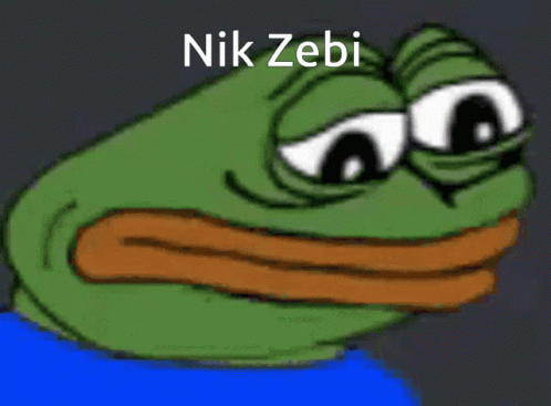 Sadge Nik Zebi GIF - Sadge Nik Zebi Pepe GIFs