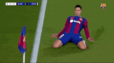 a soccer player with the number 8 on his jersey