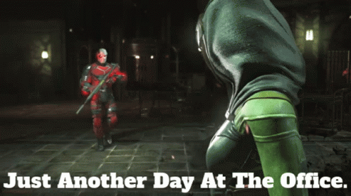 Injustice2 Just Another Day At The Office GIF