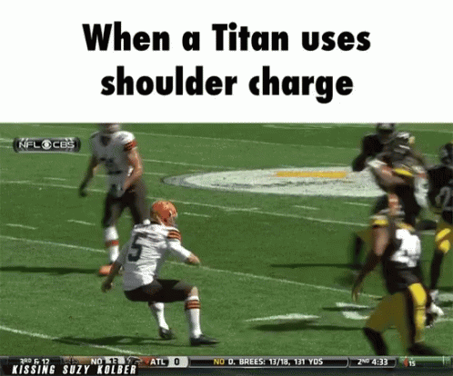 Charge Football GIF - Charge Football Titan GIFs