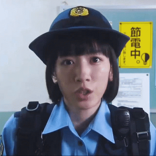 Nagano Mei Police GIF - Nagano Mei Police Speaking GIFs