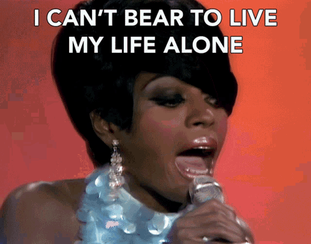 I Cant Bear To Live My Life Alone The Supremes GIF - I Cant Bear To Live My Life Alone The Supremes You Cant Hurry Love GIFs
