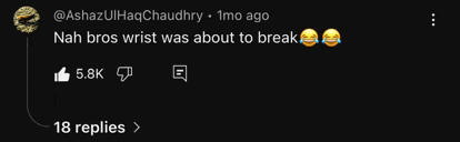 a screenshot of a facebook post with 18 replies