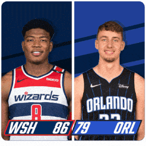 Washington Wizards (86) Vs. Orlando Magic (79) Third-fourth Period Break GIF
