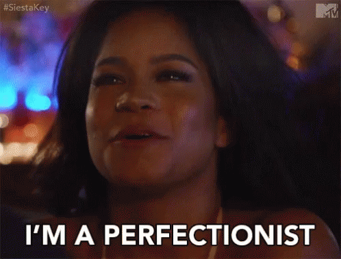 Im A Perfectionist Smile GIF - Im A Perfectionist Smile Canvas GIFs