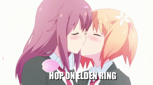 Elden Ring Lesbian GIF - Elden Ring Lesbian Kiss GIFs