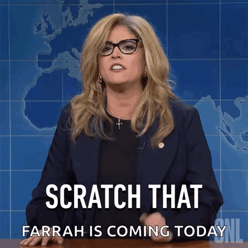 Scratch That Marsha Blackburn GIF - Scratch That Marsha Blackburn Saturday Night Live GIFs