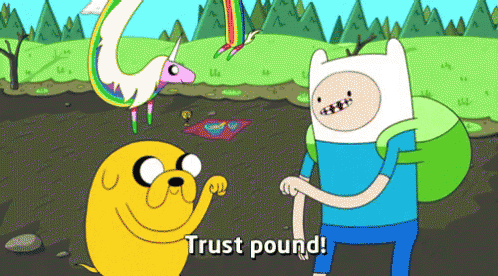 High Five Adventure Time GIF - High Five Adventure Time Jake GIFs
