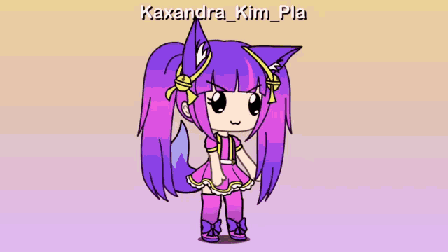 a drawing of a girl with the name kaxandra kim pia