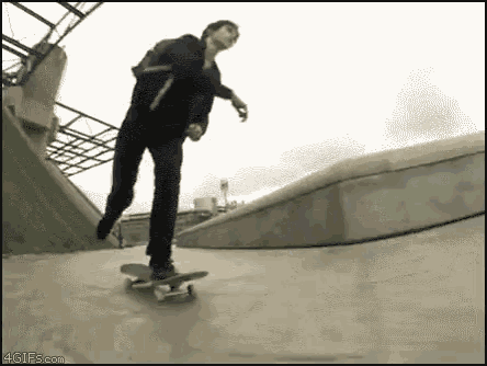 Skateboarding Close Call GIF - Skateboarding Close Call Roof GIFs
