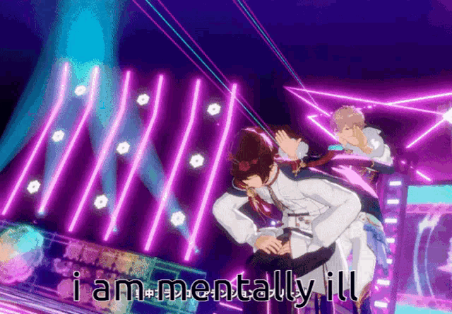 a purple background with the words i am mentally ill on it